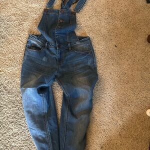 Fire Los Angeles Blue Denim Overalls